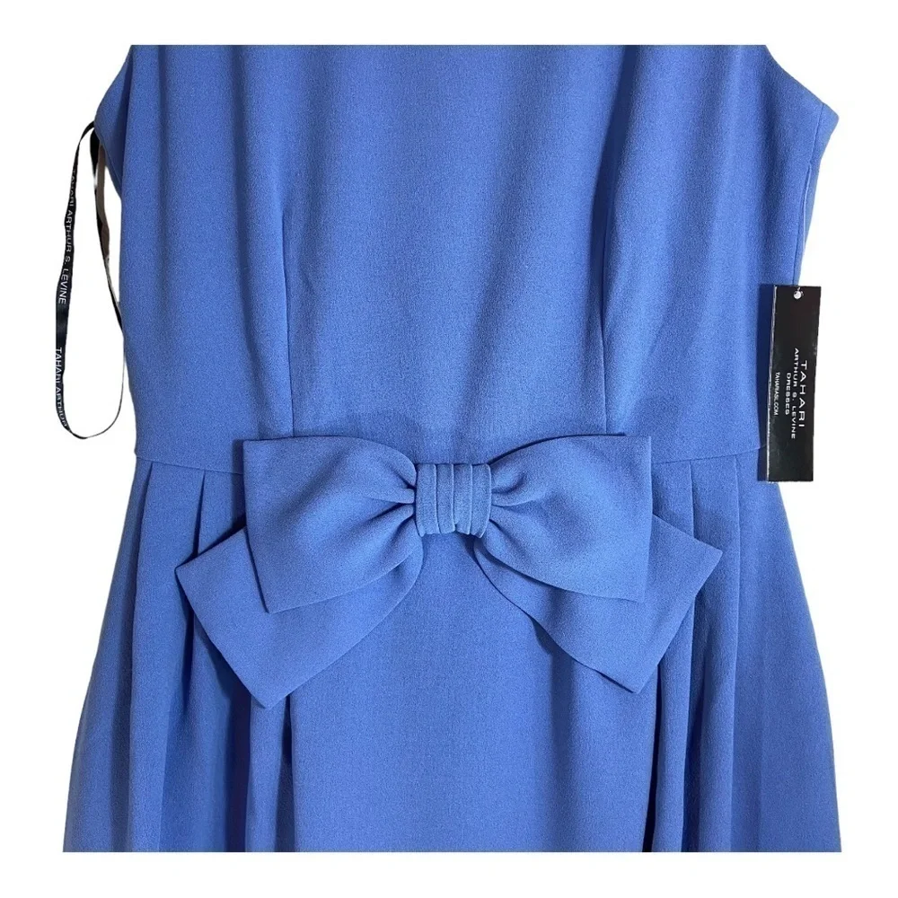 Tahari ASL Bow Fit and Flare Dress NWT - Picture 3 of 7